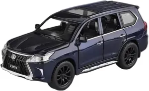 1 32 for Lexus LX570 SUV Alloy Car Model Diecasts Simulation Metal Vehicles Car Model Enthusiasts Collections Classic Cars Collectible(Blue)