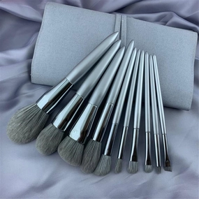 10 pieces of makeup brush set