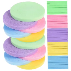 120Pcs Compressed Facial Sponges Versatile Face Cleansing Tool for Makeup Removal Exfoliating and Lotion Application for Women and Soft and Absorbent Sponges