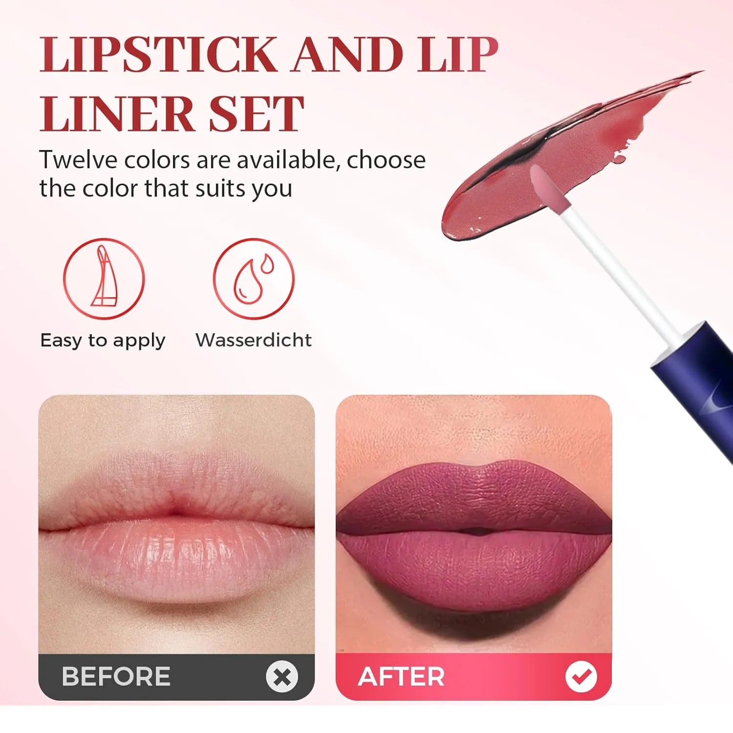 4 PCS Lips Staining Lip Oil, 2025 Upgrade Korean Lip Oil Stain, Long-Lasting Moisturizing Lip Oils, Waterproof No Fading Glossy Lip Stain Non-stick Lip Glaze Lipstick Matte (J516 B36# B16# B26#)