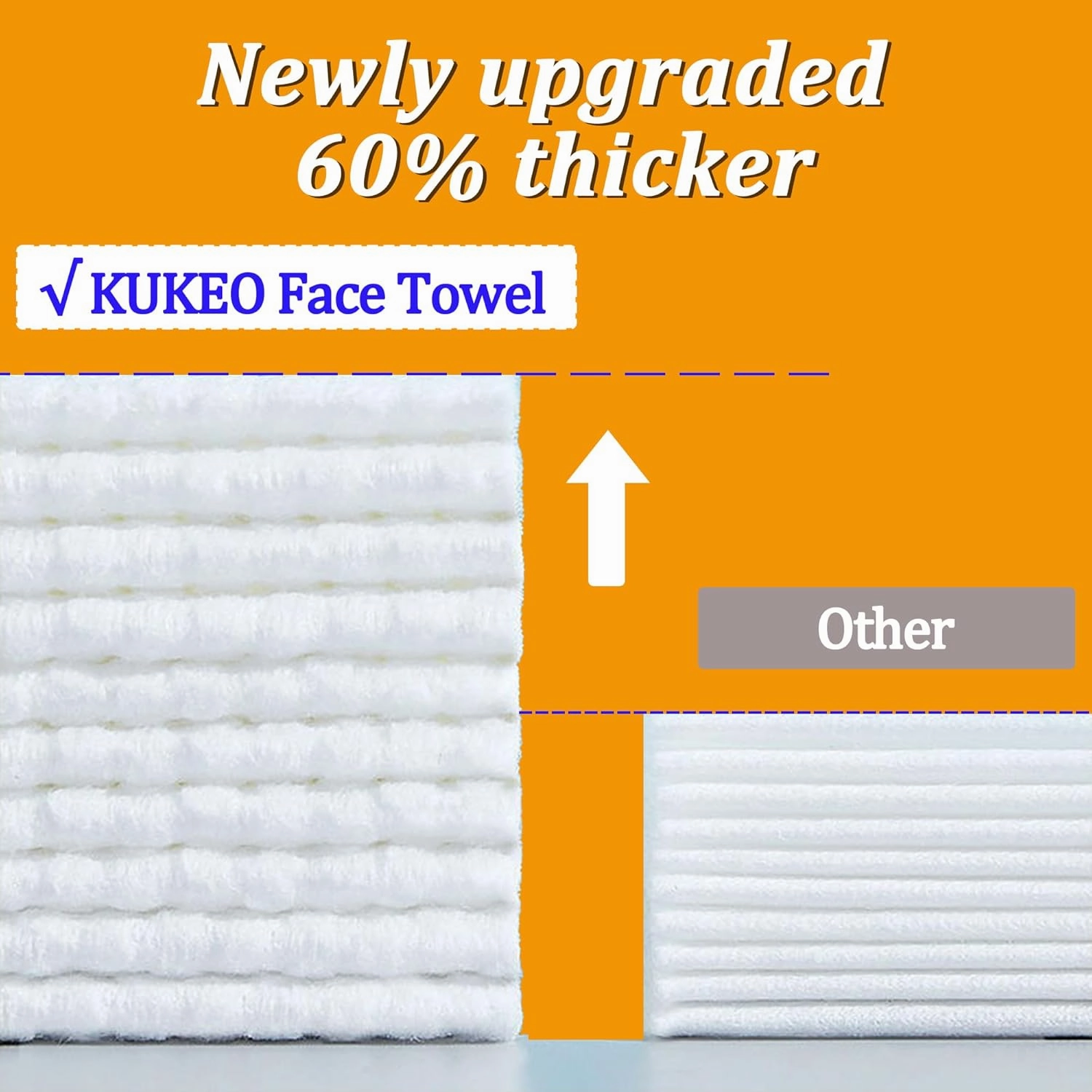 4 Pack Face Towels Disposable,100 Count Ultra Thick Disposable face towels Facial Wash Cloth for Sensitive Skin, Face Clean Towels, Lint- free Facial Tissue