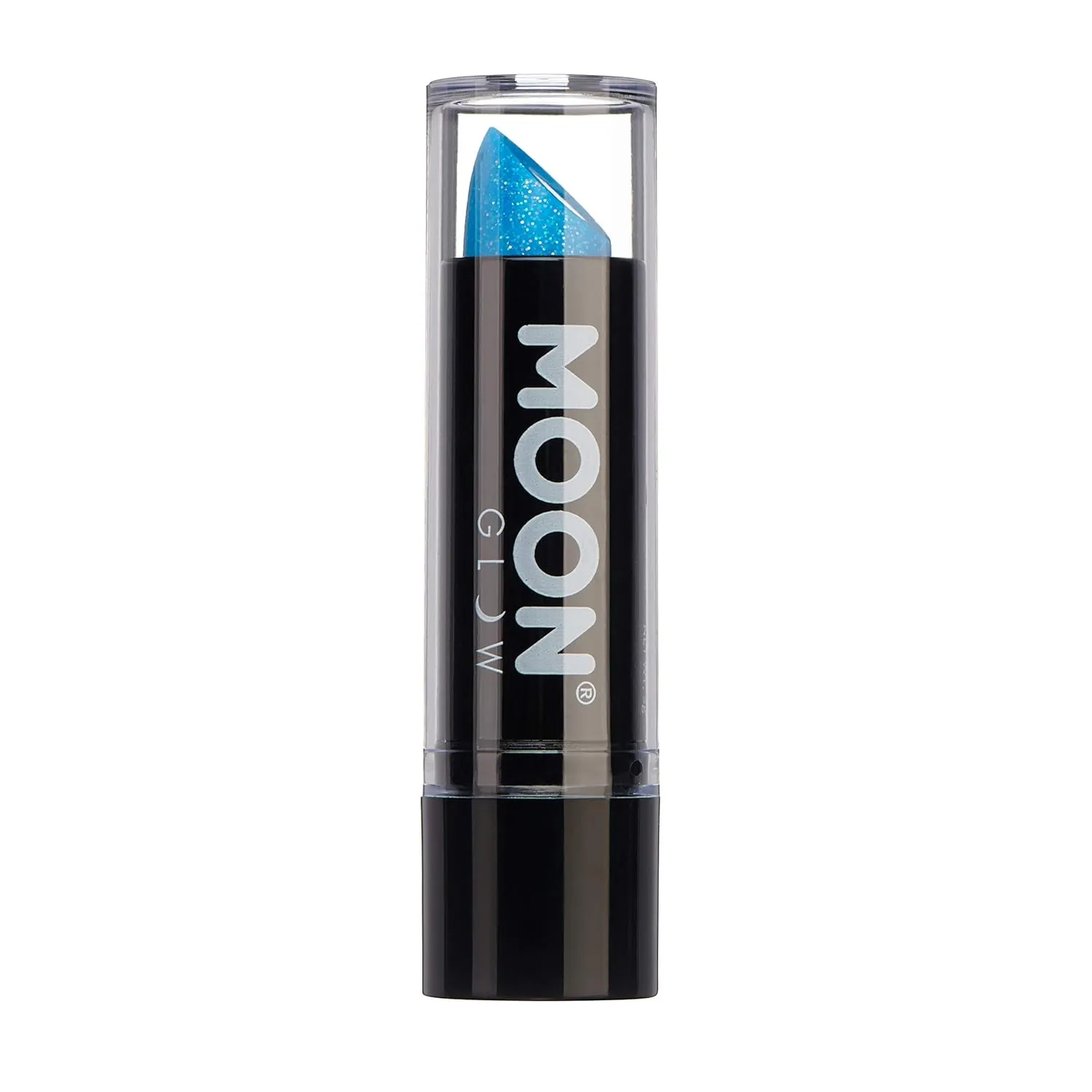 5g Neon UV Glitter Lipstick - Blue - Glows Brightly Under blacklights