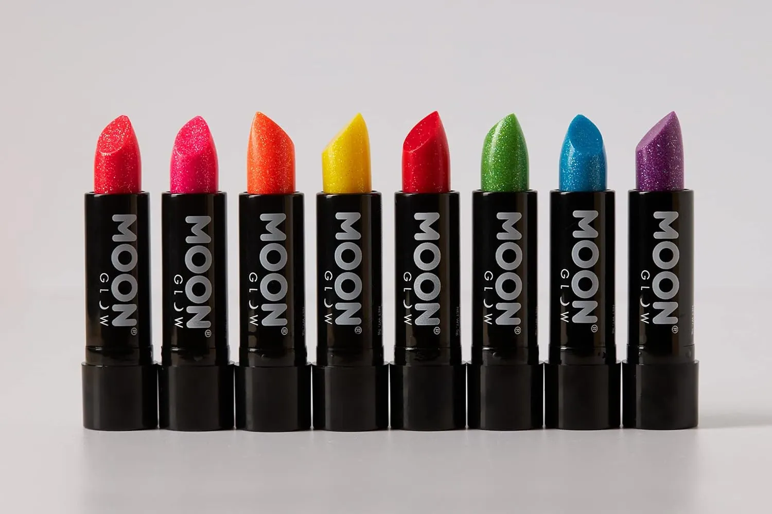 5g Neon UV Glitter Lipstick - Blue - Glows Brightly Under blacklights