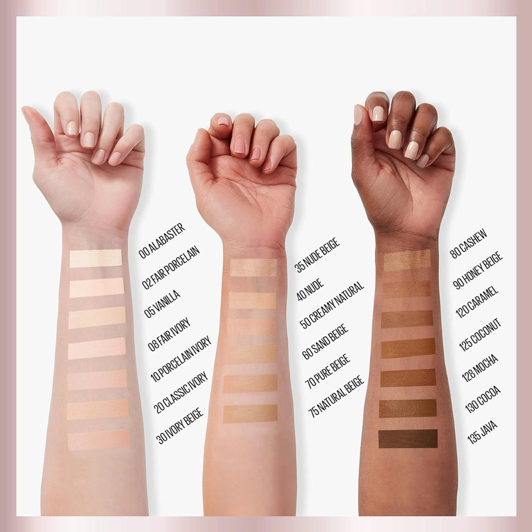 6 x Maybelline Dream Radiant Liquid Foundation 30mL 125 Coconut