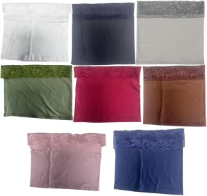 8Pcs Muslim Inner Hijab Caps Women Under Hijab Beanie Breathable Undercap Tube Bonnet