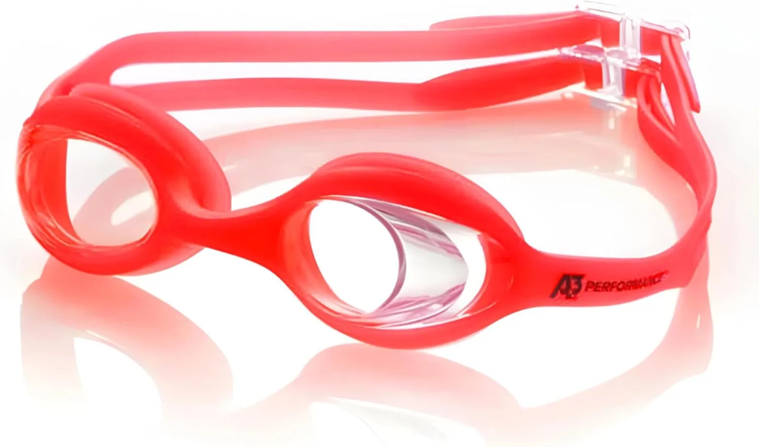 A3 Flex Youth Swim Goggles 3-10 | Leak-Free & Comfortable Kids Swim Goggles | Easy Adjust Split Head Straps