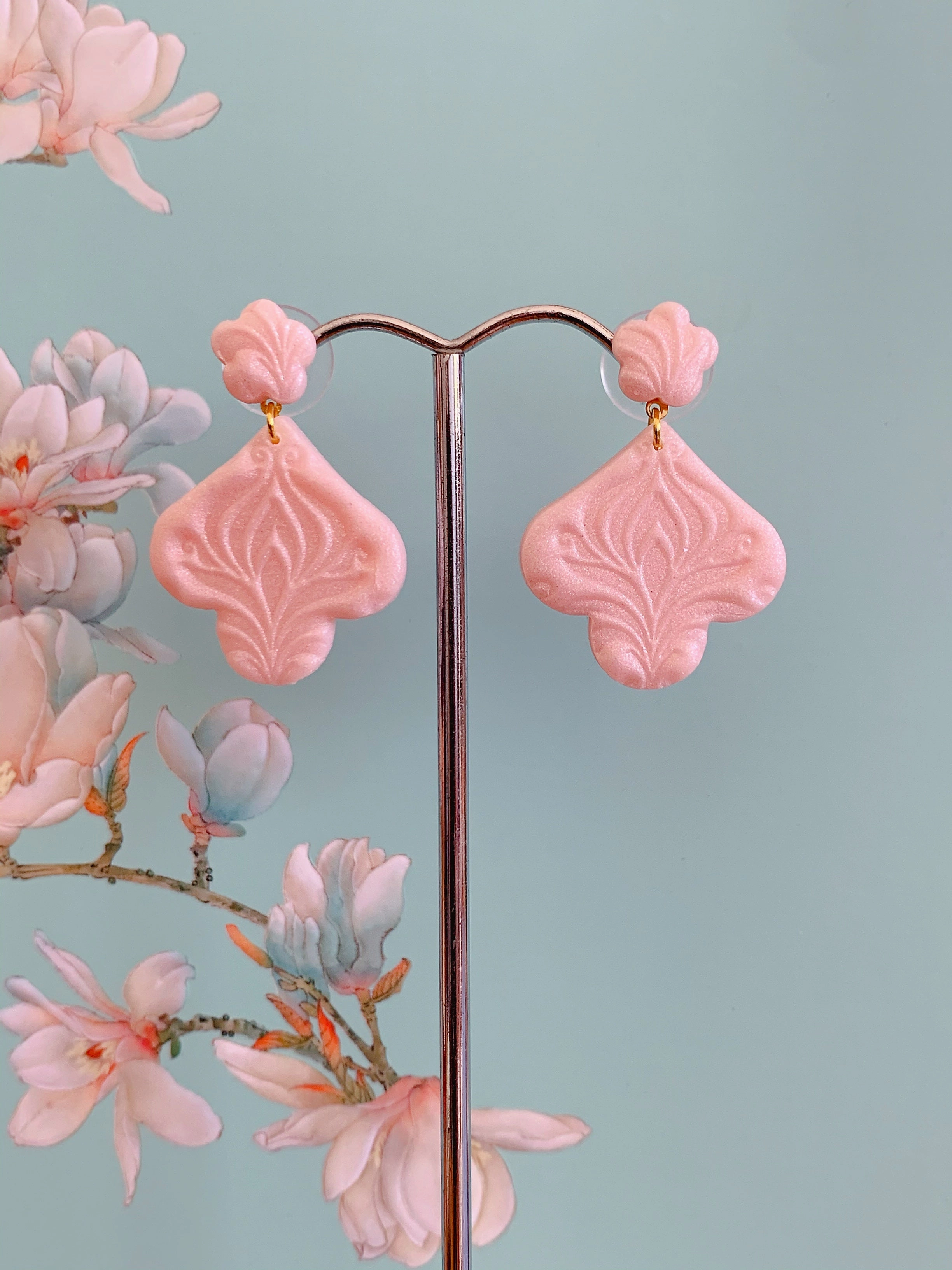 A little bit of love collection - Open flower - earrings