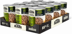 ACANA Premium Chunks Wet Dog Food, Pork Recipe in Beef Bone Broth and Lamb Liver, 12.8oz (Case of 12)