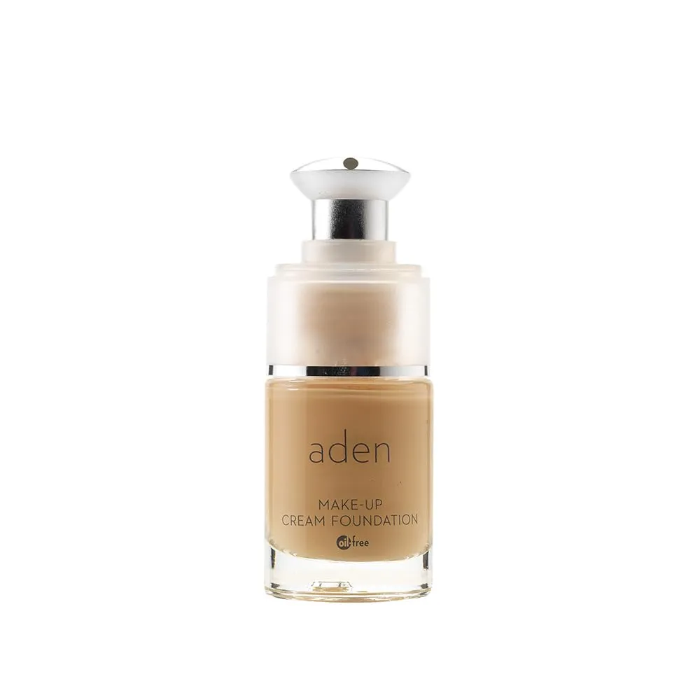 aden Cream Foundation – 15ml – Oil Free & Hypoallergenic – Long lasting & Anti-Wrinkle – Light Coverage Foundation – Made in Italy (02 Natural)