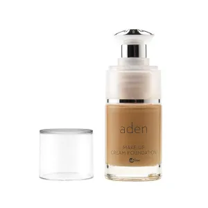 aden Cream Foundation Long lasting, Ligth Coverage (15ml) Made ITALY (04 Ivory)
