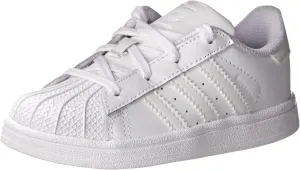adidas Originals Superstar Foundation I Kids Shoe (Infant/Toddler),White/White/White,6 M US Toddler