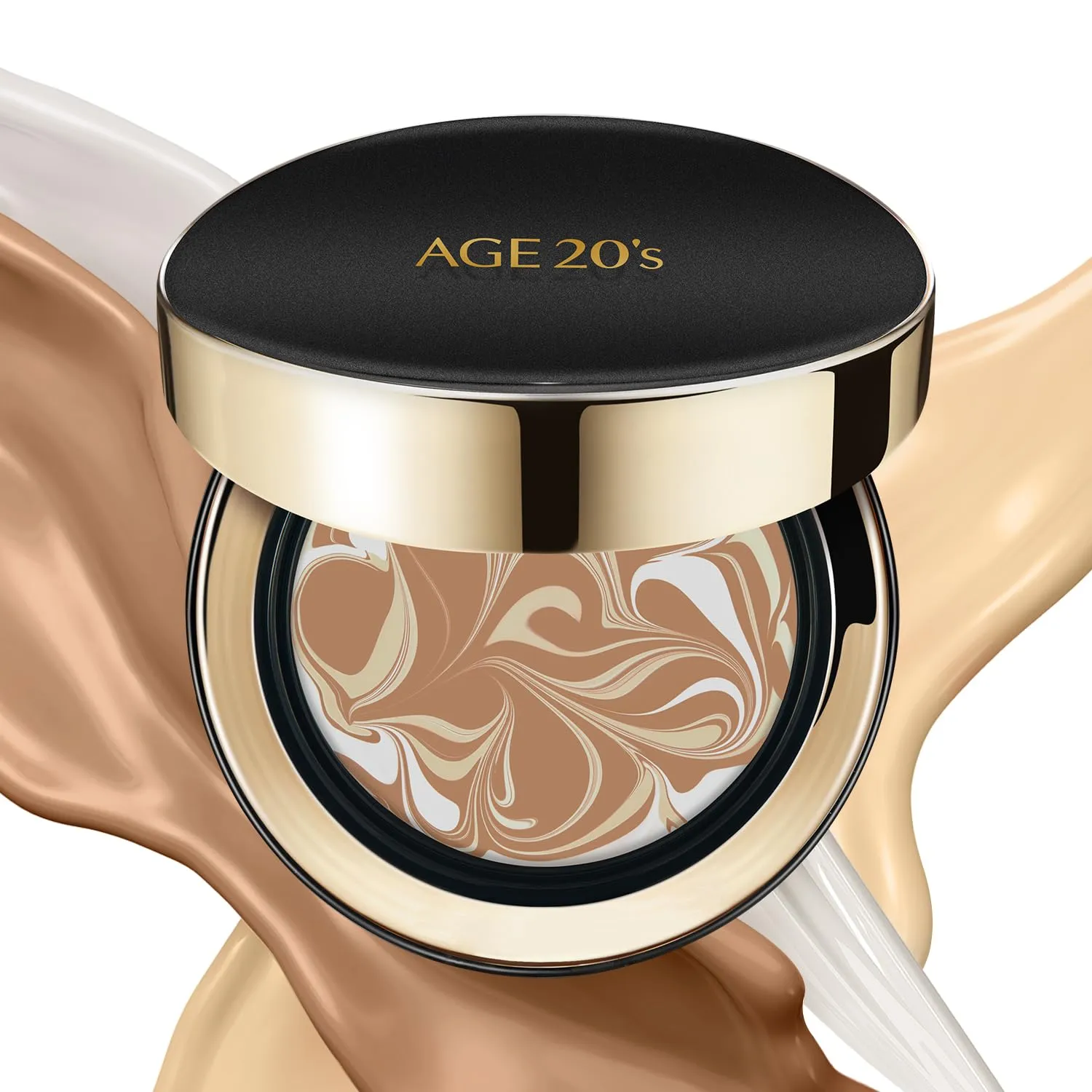AGE20'S Signature Essence Pact SPF 50  | Pack of 1 | 28N WALNUT | Cream Foundation, Dewy Finish, Natural Coverage | Korean Cushion Foundation