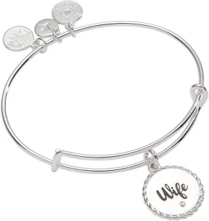 Alex and Ani Wife Charm Bangle