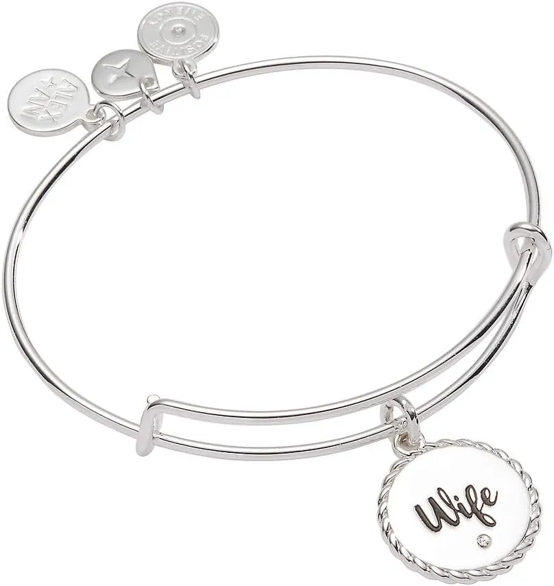 Alex and Ani Wife Charm Bangle