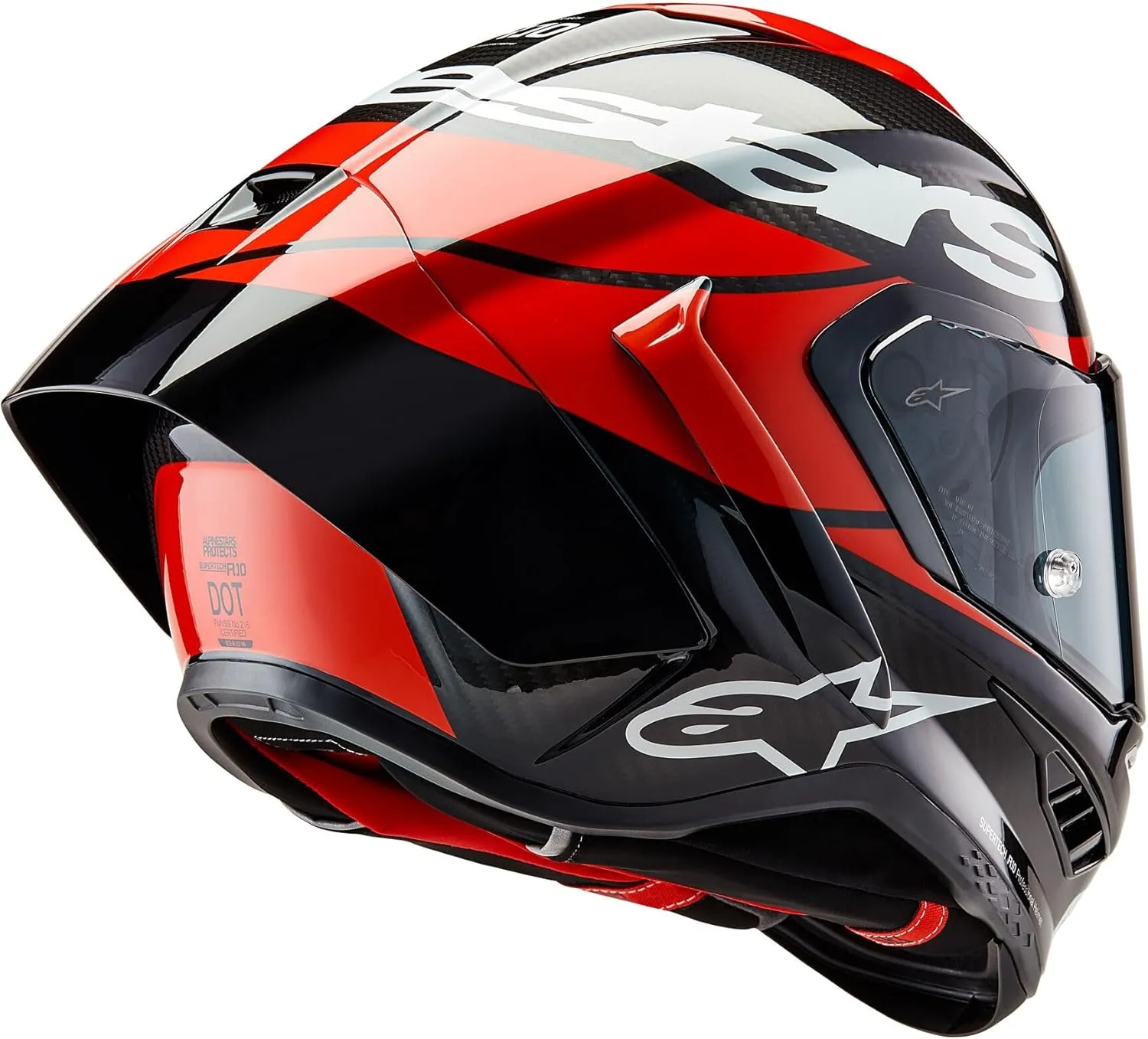 Alpinestars Supertech R10 Element Helmet, Carbon Fiber, Aerodynamic Full-Face Design, Ventilation & Safety, DOT & ECE Certified for Street & Track Riders