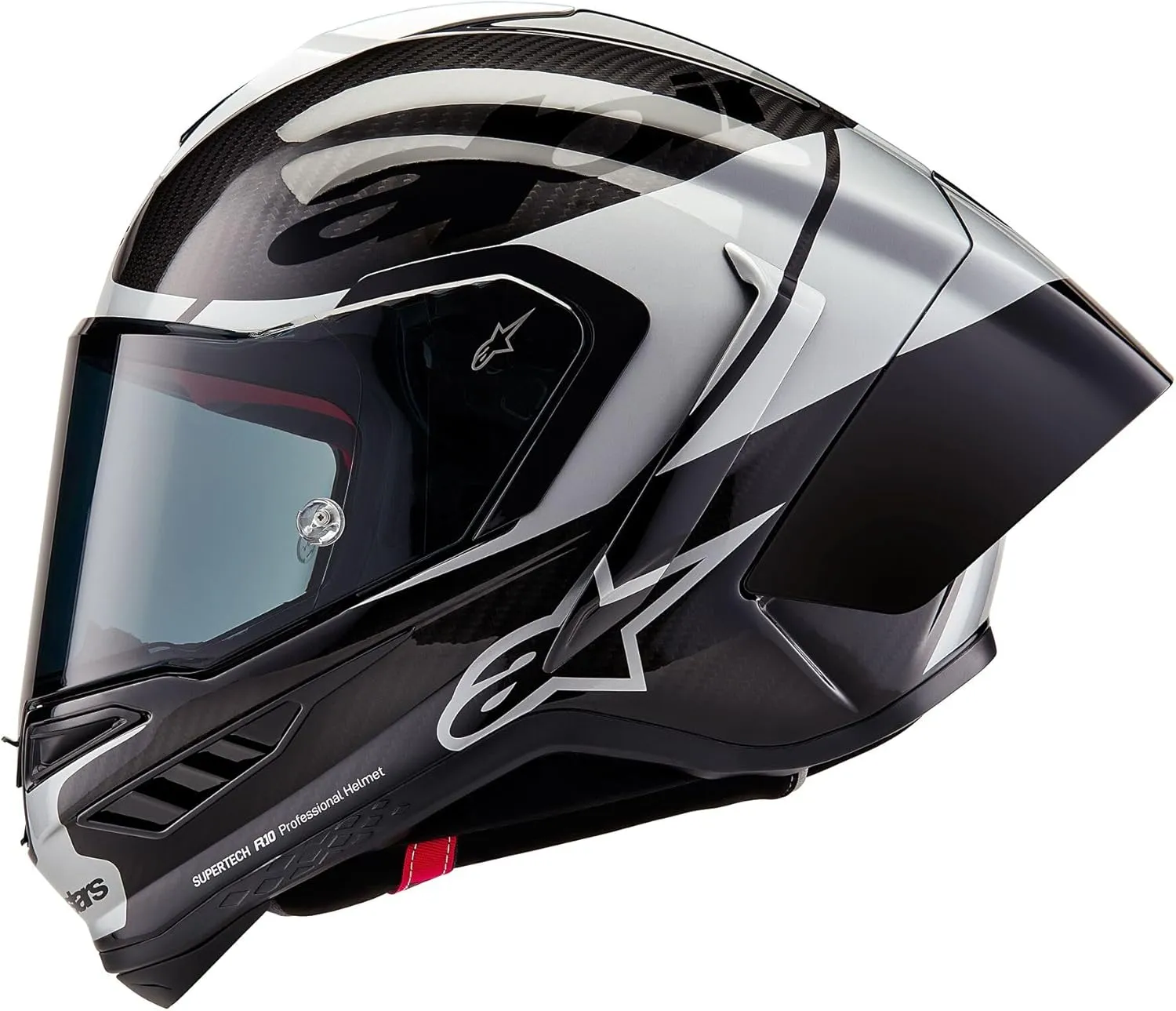 Alpinestars Supertech R10 Element Helmet, Carbon Fiber, Aerodynamic Full-Face Design, Ventilation & Safety, DOT & ECE Certified for Street & Track Riders