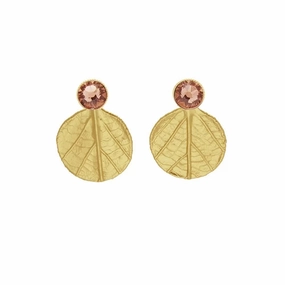 Amaryllis Jacket Earrings Round