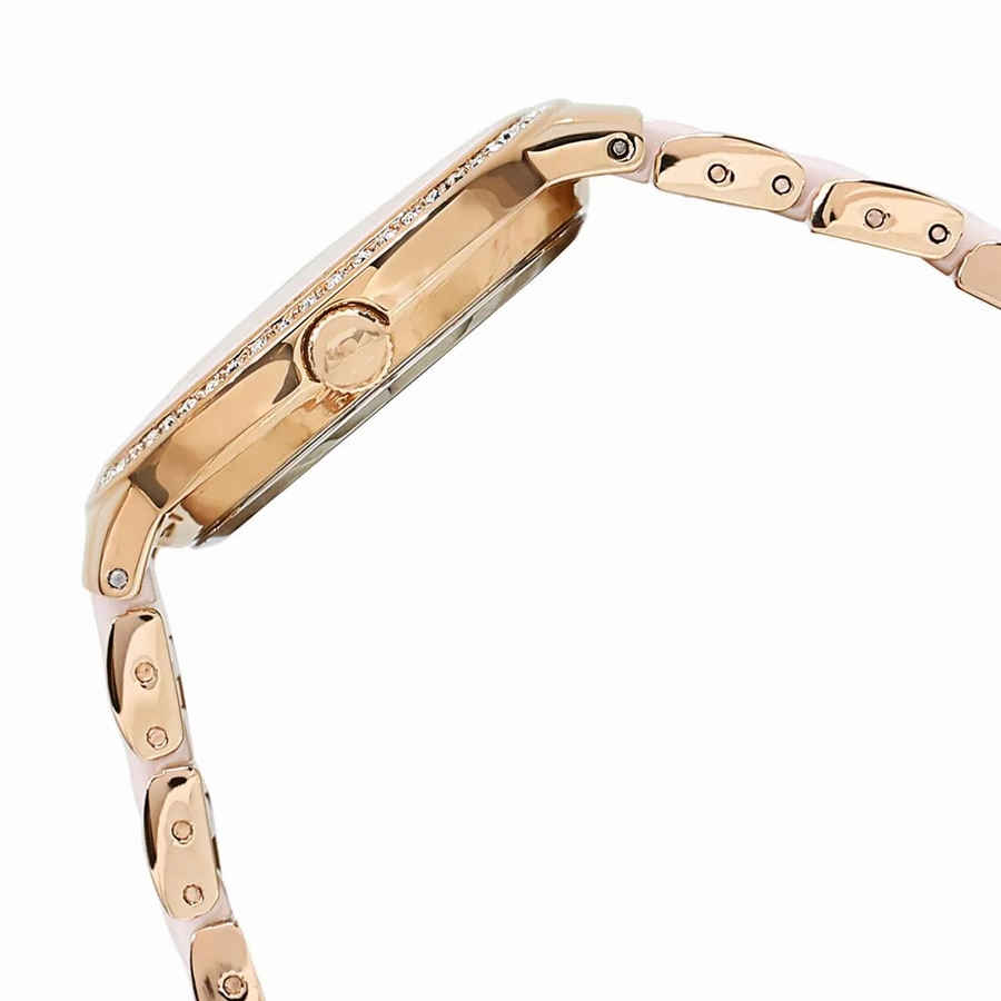 Anne Klein Ceramics White Dial Women 30mm