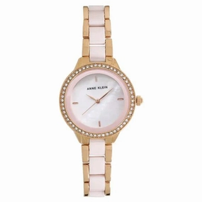 Anne Klein Ceramics White Dial Women 30mm