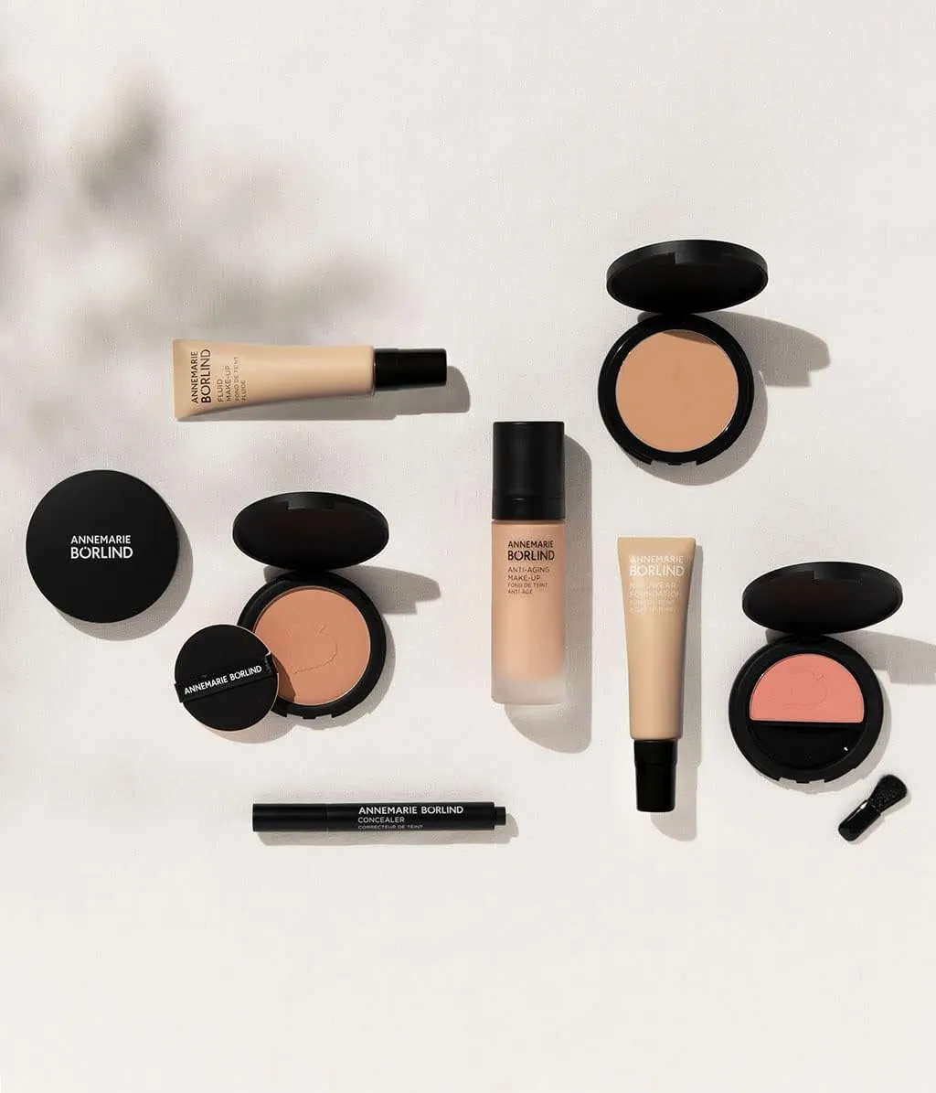 ANNEMARIE BÖRLIND - ANTI-AGING MAKE UP - light - smoothing, lifting & refining foundation, with natural ingredients, high coverage, 1.01 Fl. Oz.
