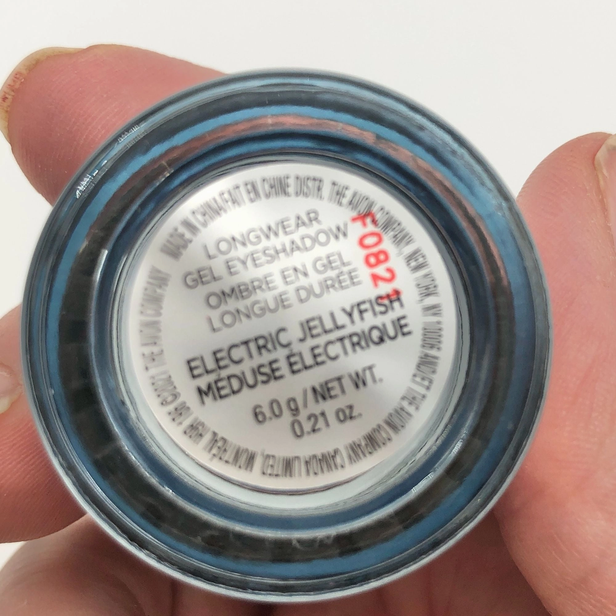 Avon fmg Glimmer Longwear Gel Eyeshadow Electric Jellyfish NEW Blue