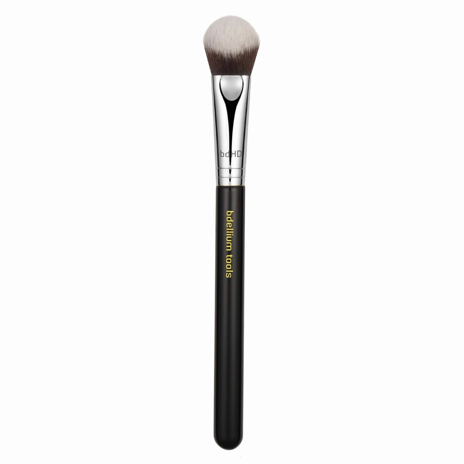 Bdellium Tools Professional Makeup Brush - Maestro Series 963 BDHD Phase II xs - With All-Vegan Synthetic Fibers, For Precision Blending, Highlighting, Contouring, and Softening (Black, 1pc)