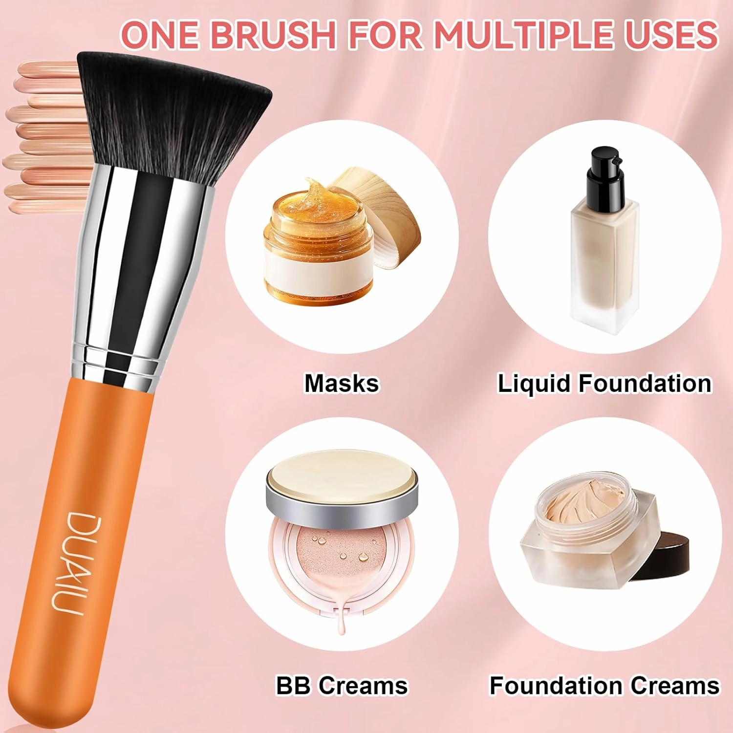 Beauty Blender DUAIU Makeup Sponge Powder Puffs, Cosmetic Puff Egg Foundation Sponges for Liquid, Creams and Powders