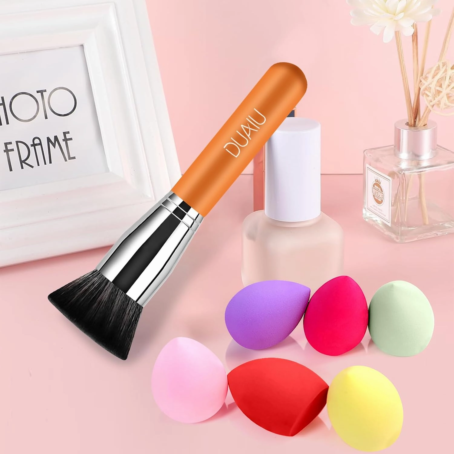Beauty Blender DUAIU Makeup Sponge Powder Puffs, Cosmetic Puff Egg Foundation Sponges for Liquid, Creams and Powders