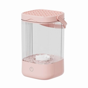 Beauty Swirl Cosmetic Brush Cleaner - Cosmetic Brush Cleaner Machine, Brush Blender Cleaner, Automatic Makeup Brush Cleaner for All Size Makeup Brush