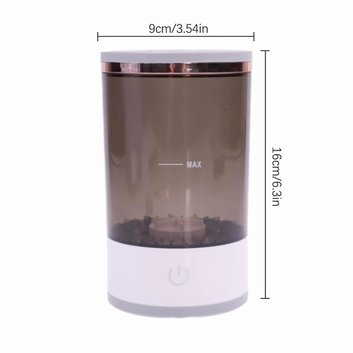 Beauty Swirl Cosmetic Brush Cleaner, The Cozy Luna Brush Cleaner, Electric Makeup Brush Cleaner - Automatic Spinning Cosmetic Tool for Deep Cleaning All Types of Brushes Set (Black,Charging)