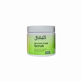 BellaHair Sea Salt Hair Scrub – Exfoliating Scalp Scrub & Scalp Cleanser for Oily Hair, Dandruff, Itchy Scalp Relief – Clarifying Hair Exfoliator for Hair Growth & Scalp Detox