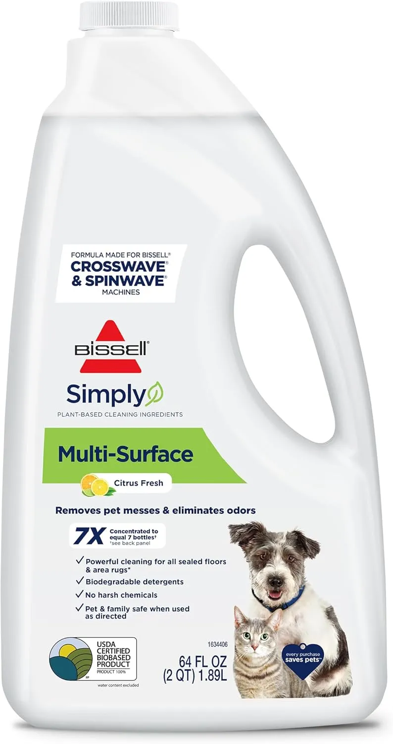BISSELL Simply Multi-Surface Formula, 64 Fl Oz