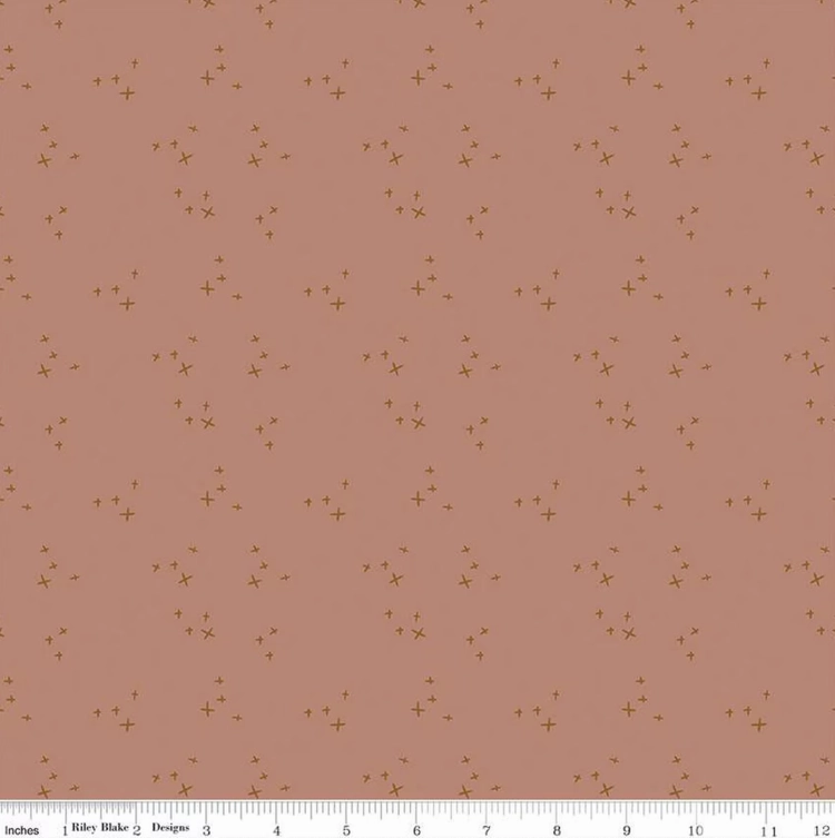 Blush 'n Butterscotch - Cross Sparkles Dusty Rose - Simple Simon & Co.