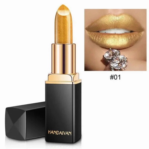 Bold and Shiny Metallic Lipstick for Stunning Lip Color