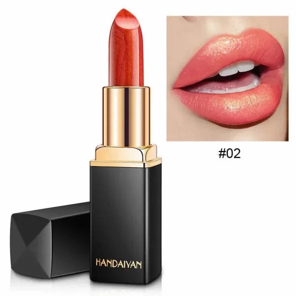 Bold and Shiny Metallic Lipstick for Stunning Lip Color