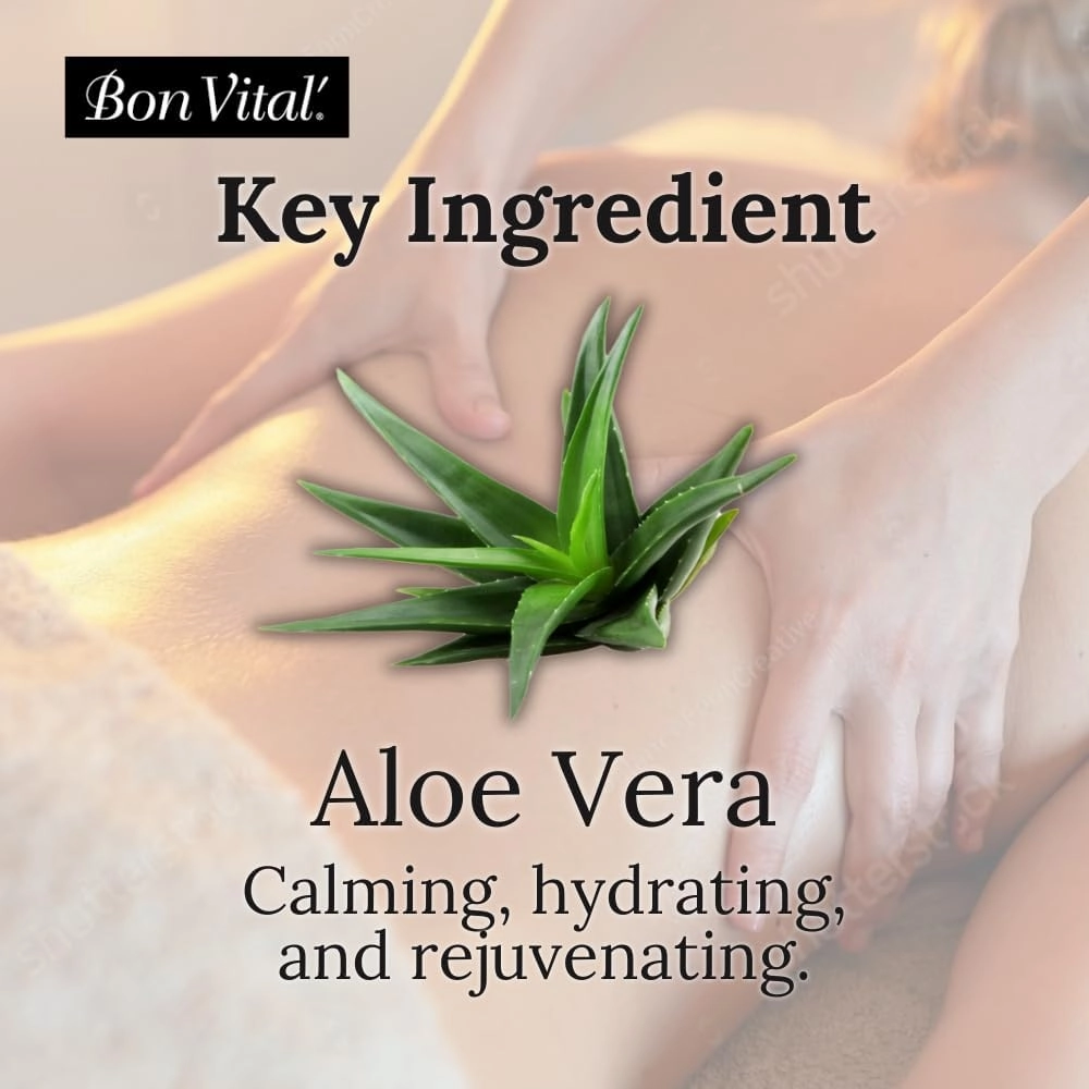 Bon Vital' Original Massage Oil for a Versatile Massage Foundation to Relax Sore Muscles and Repair Dry Skin, Best Massage Oil on Market, Unbeatable Consistency and Quality, 1 Gal, Label may Vary
