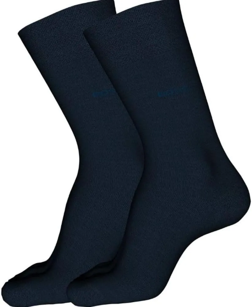 BOSS Men's 2-Pack Regular Fit Cotton Dress Socks