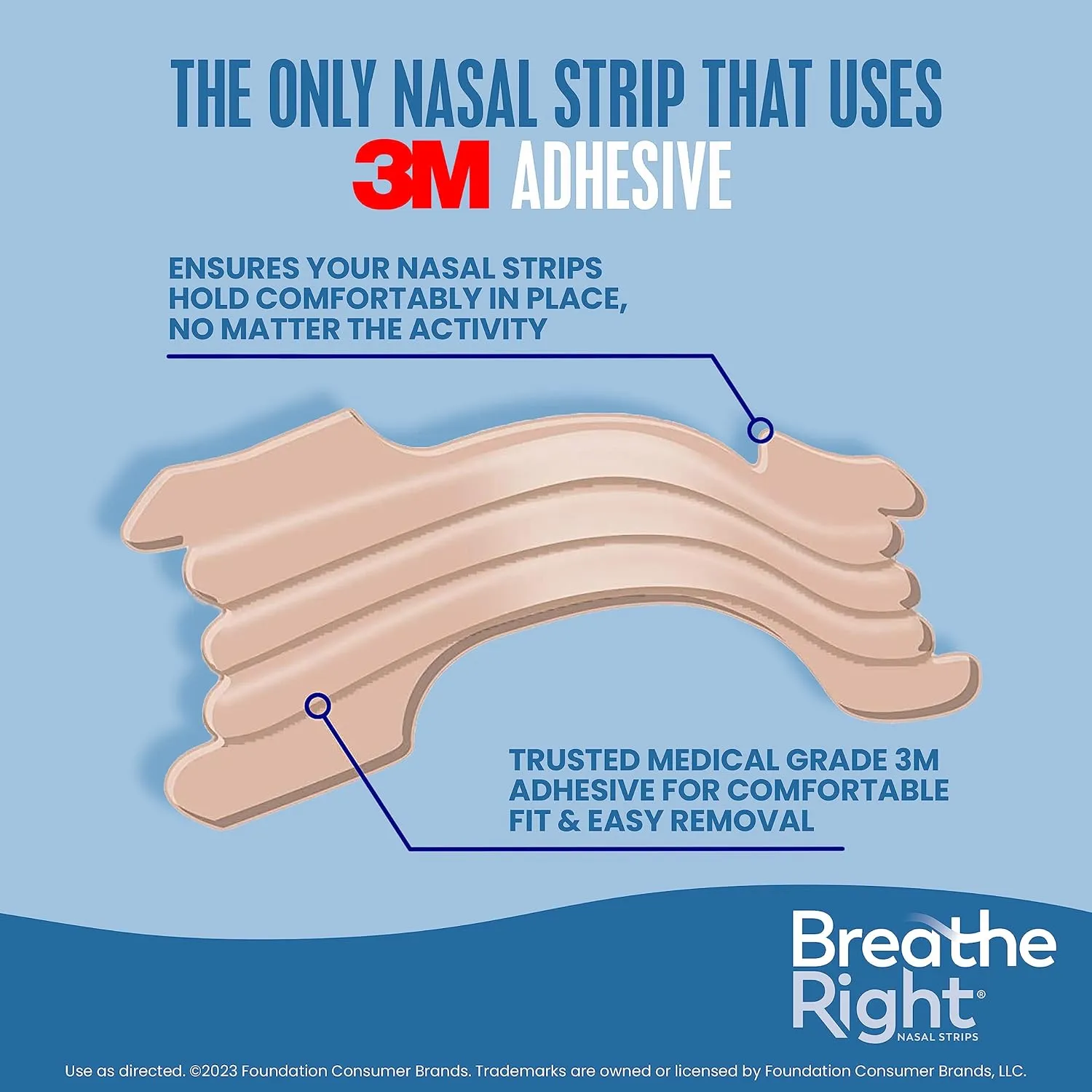 Breathe Right Nasal Strips, Extra Strength, Tan Nasal Strips, Help Stop Snoring, Drug-Free Snoring Solution & Instant Nasal Congestion Relief Caused by Colds & Allergies, 44ct (packaging my vary)