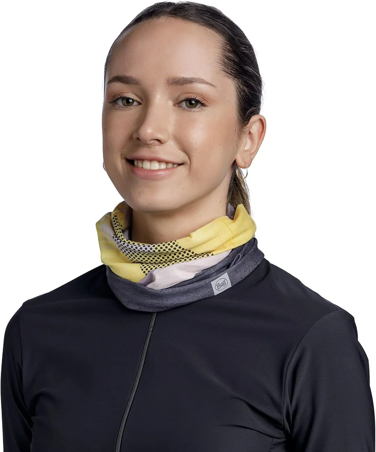 BUFF CoolNet UV Bike Neck Gaiter, Reflective, UPF 50 Sun Protection, Breathable Bandana, Quick Dry Face Mask, Adult Size