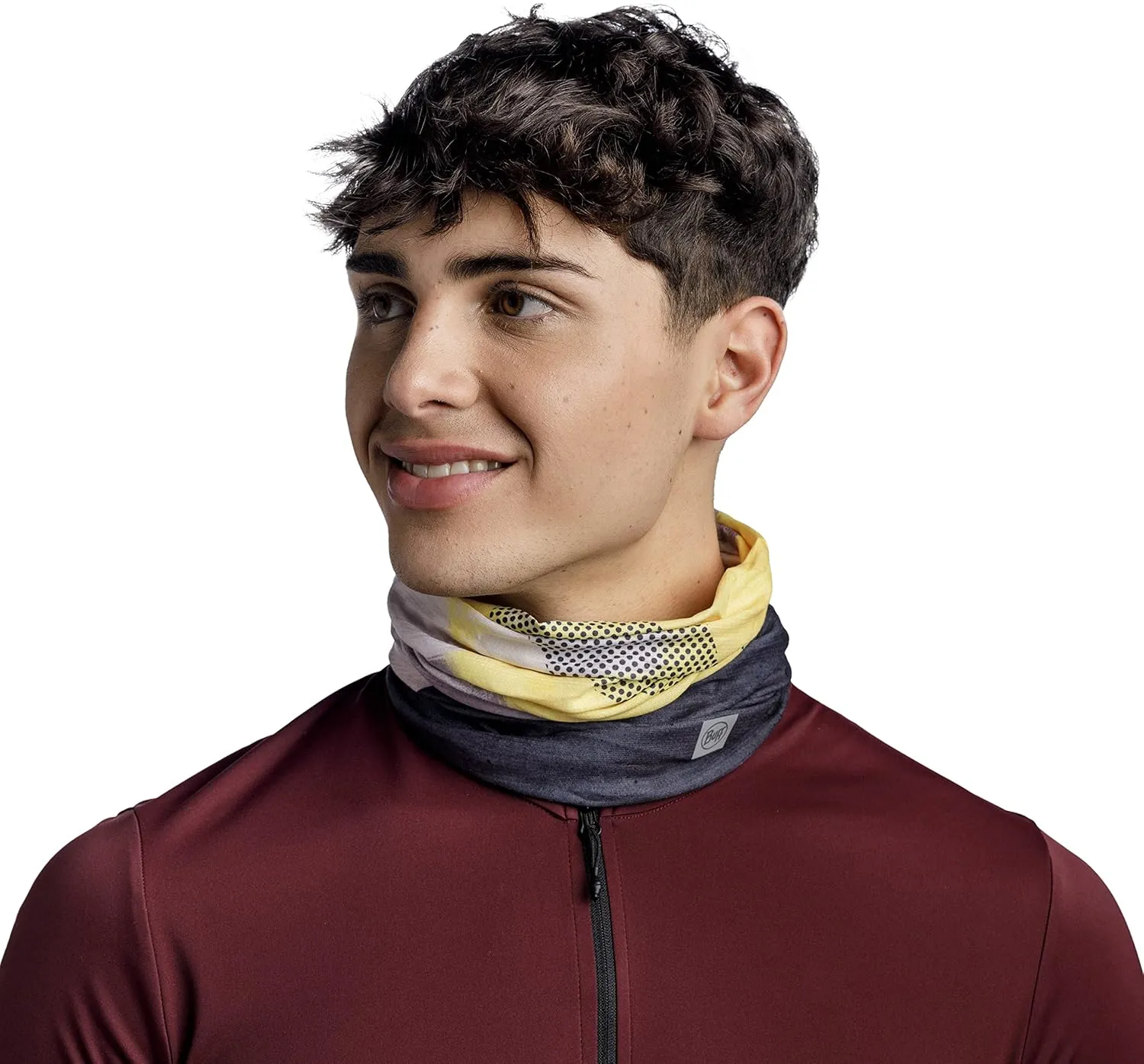 BUFF CoolNet UV Bike Neck Gaiter, Reflective, UPF 50 Sun Protection, Breathable Bandana, Quick Dry Face Mask, Adult Size