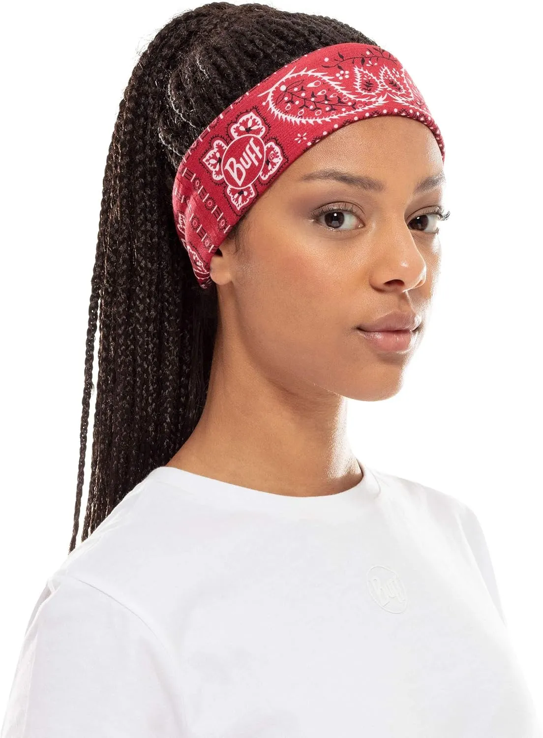 BUFF CoolNet UV Neck Gaiter, UPF 50 Sun Protection, Breathable, Versatile, Quick Dry Face Mask, Multi-Colored, Adult Size