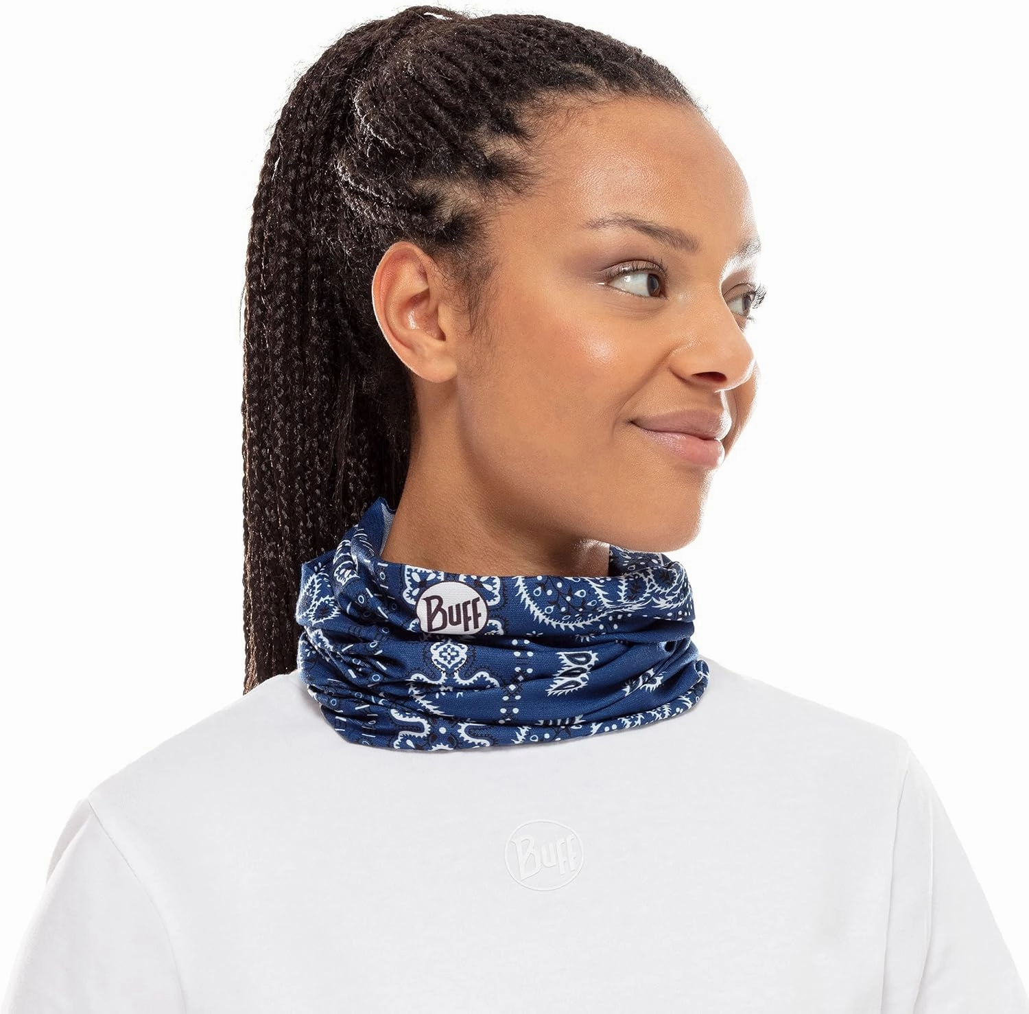 BUFF CoolNet UV XL Neck Gaiter, UPF 50 Sun Protection, Breathable, Cooling Bandana, Versatile, Quick Dry Face Mask, X-Large