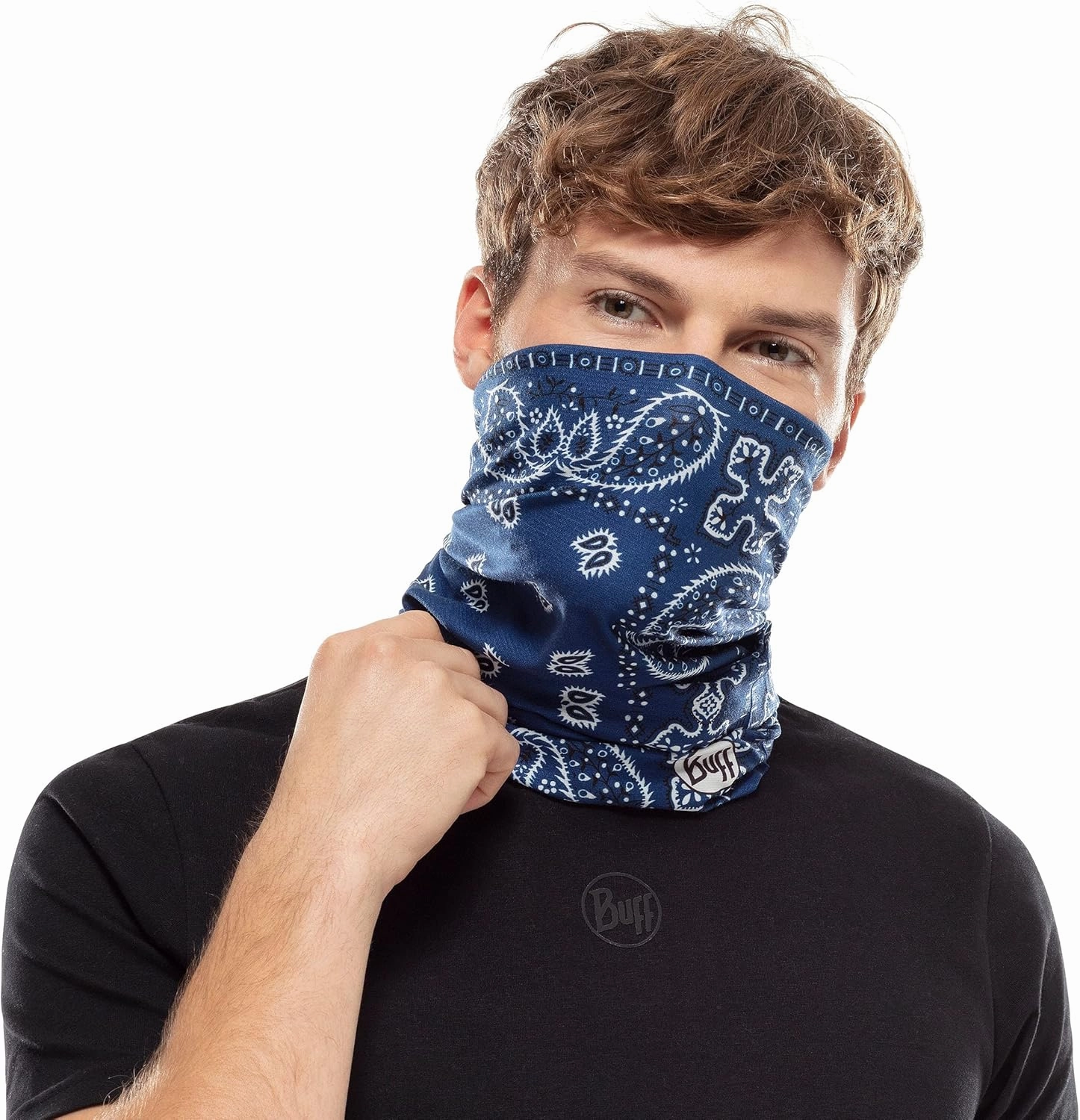 BUFF CoolNet UV XL Neck Gaiter, UPF 50 Sun Protection, Breathable, Cooling Bandana, Versatile, Quick Dry Face Mask, X-Large