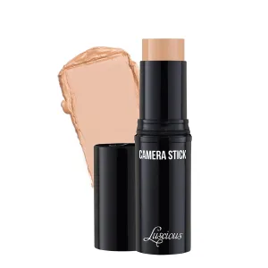 Camera Stick Foundation by True   Luscious - Full Coverage Cream Foundation - Non-Comedogenic & Hydrating Formula - Vegan, Paraben Free, & Cruelty Free - 0.49 oz (Shade 3: Deep Beige)