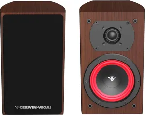 CERWIN-VEGA! Home Audio LA14 4" 2-Way Bookshelf Speakers (Expresso)