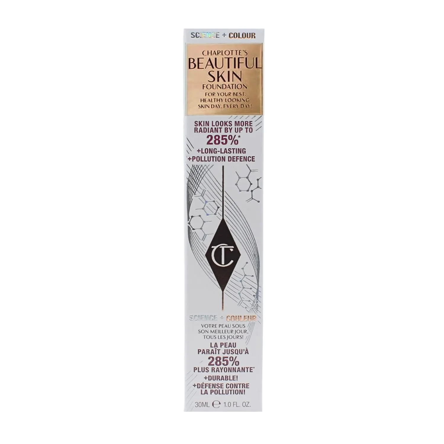 CHARLOTTE'S BEAUTIFUL SKIN FOUNDATION 3 COOL