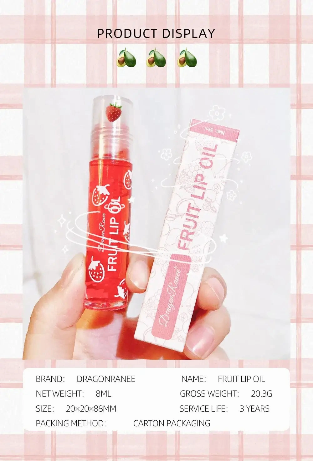 Clear Oil Water Lip Gloss