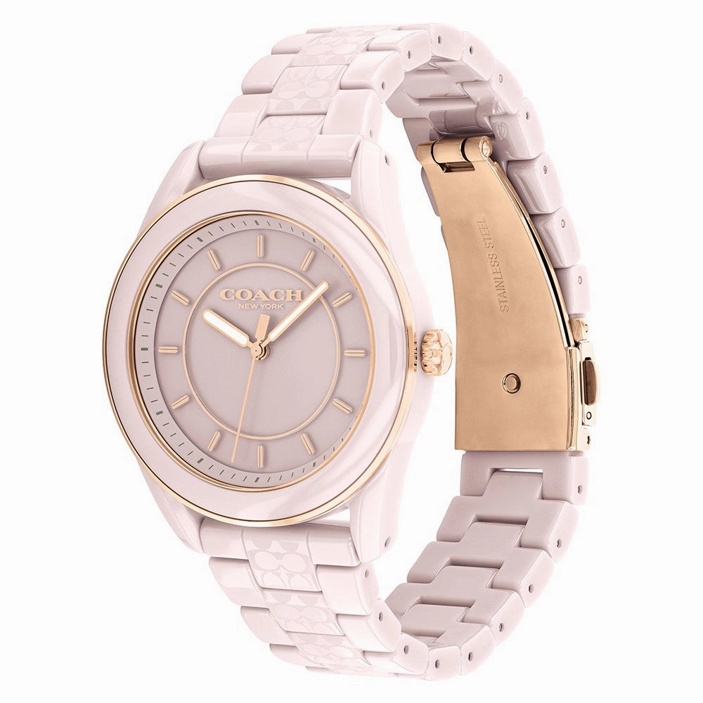 Coach Preston Blush Ceramic Women's Watch - 14503772