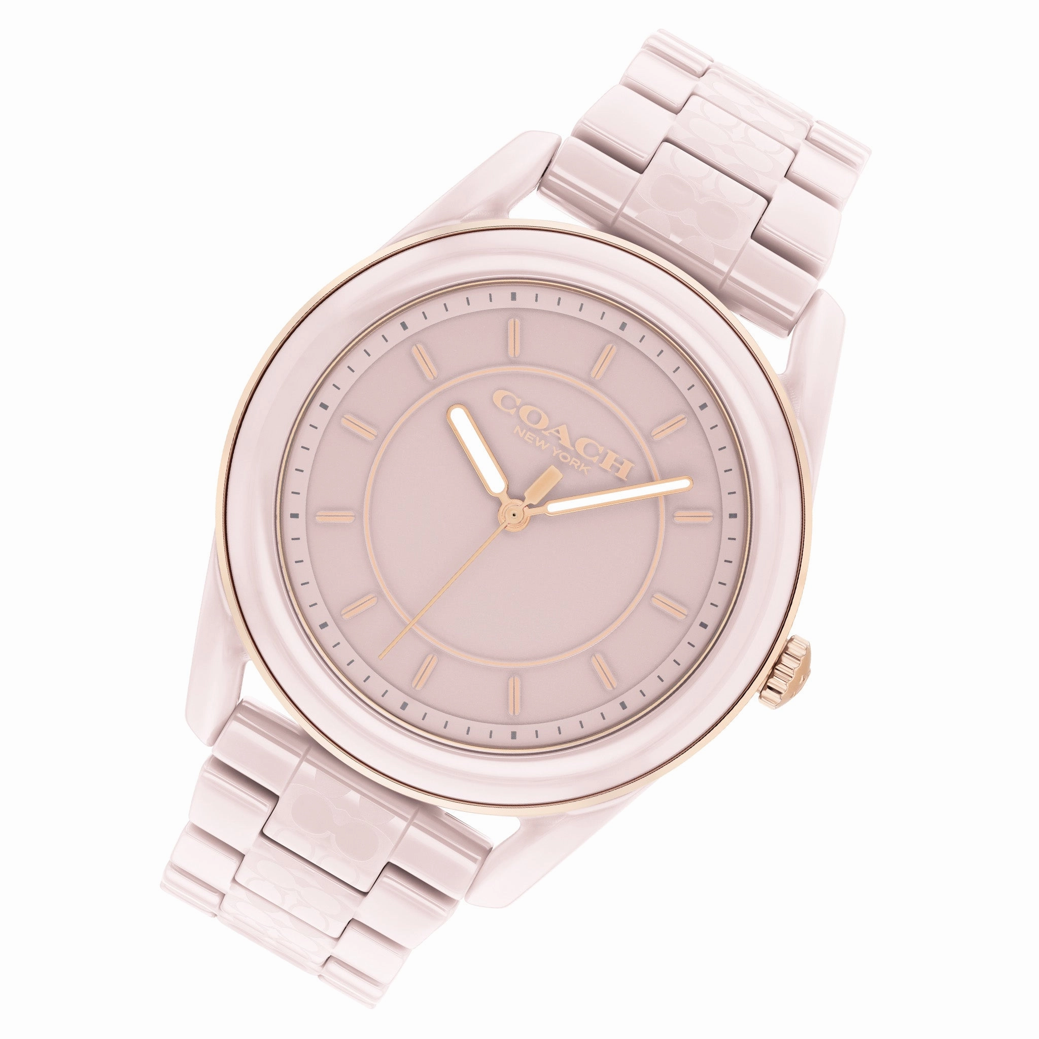 Coach Preston Blush Ceramic Women's Watch - 14503772