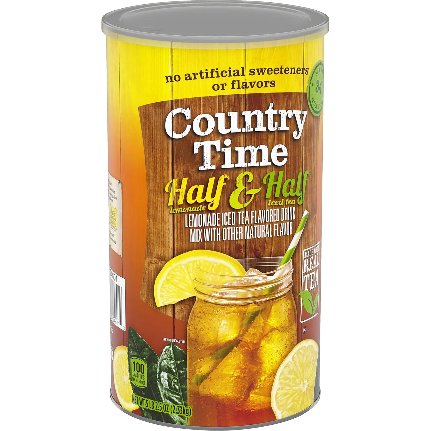 Country Time Half Lemonade & Half Iced Tea Drink Mix (82.5 oz Canister)
